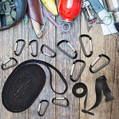 Brotou Hammock Straps, 10Ft Hammock Straps For Trees, With 10 Hooks And 5Ft Extension, 600 Lbs Heavy Duty Camping Hammock Accessories Set For Hanging Outdoor Camping Equipment #TOP5