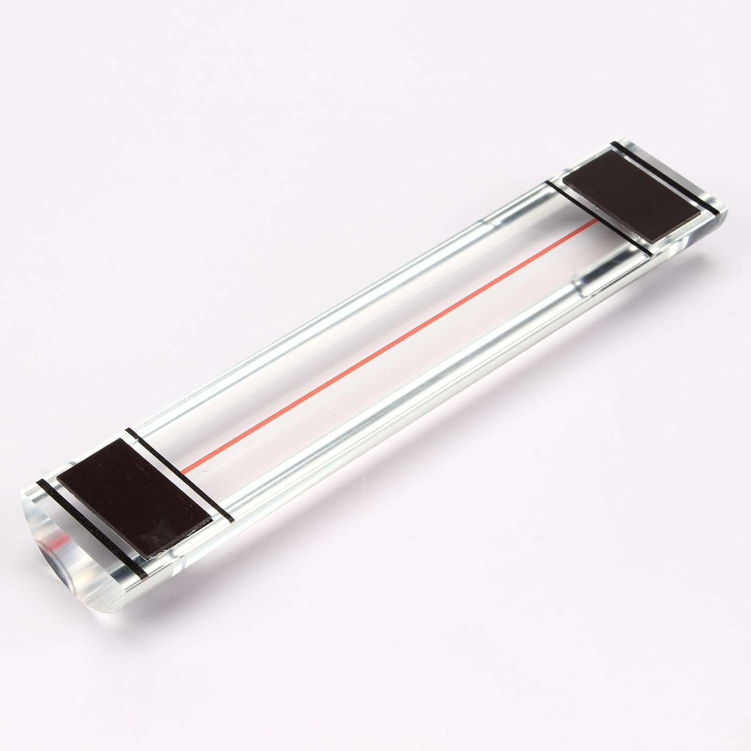 Magnifying Ruler with Guiding Line and Magnet, Data Processing Magnifying Ruler, Mahjong Magnified Line Finder for Reading Small Prints, Document, Bible, Cross Stitch Patterns (2)