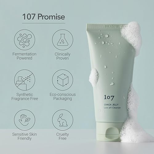 Miniatura 8 de 107 Limpiador de gel suave, pH bajo, limpiador sin pelar para pieles sensibles, enriquecido con ingredientes antioxidantes y calmantes, belleza