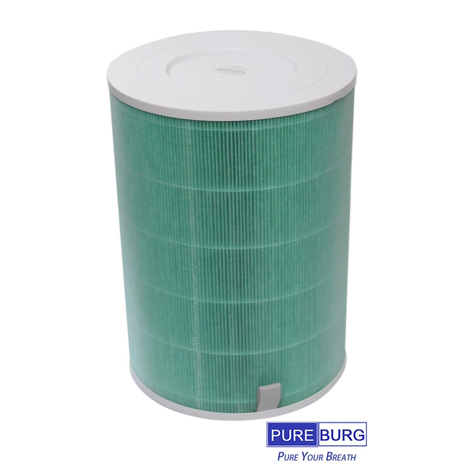 PUREBURG Filtro di ricambio compatibile con purificatore d'aria Xiaomi 4, filtrazione HEPA H13 a 4 stadi, carbone attivo, confezione da 1