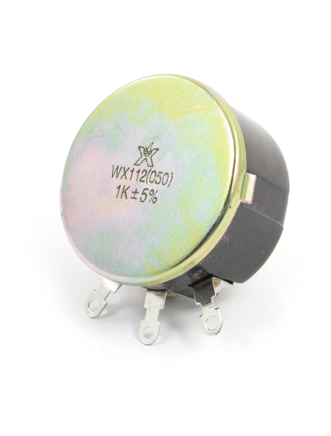 Resistencias variables de 1K Ohm 5W Watt Turn 3 terminales Potenciómetros de cable giratorio Potenciómetro de herida Componentes que consumen energía