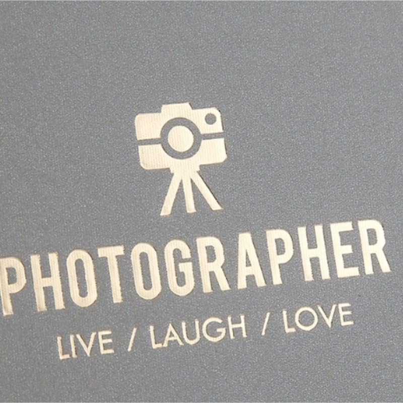 Travel Growth Commemorative Book ﻿ Desk Calendar Self Adhesive Album Coil Album Handmade Laminated Album Applicable to Photos, Receipts, Star Cards, etc(Gray,20 * 18.5cm)