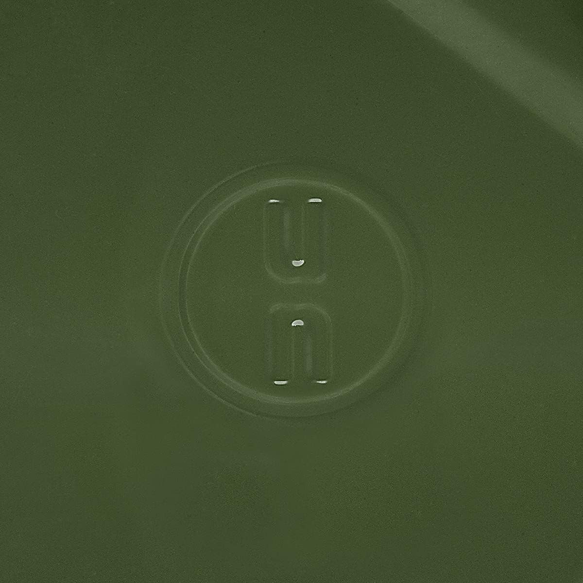 Close-up of the UN marking on the side of the Monzana 20L Metal Jerry Can.