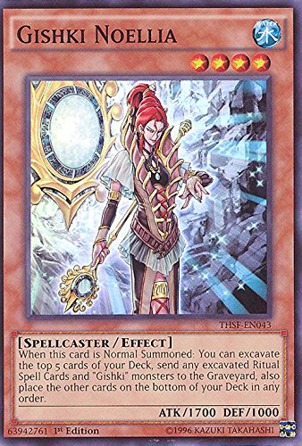 YU-GI-OH! - Gishki Noellia (THSF-EN043) - The Secret Forces - Unlimited Edition - Super Rare