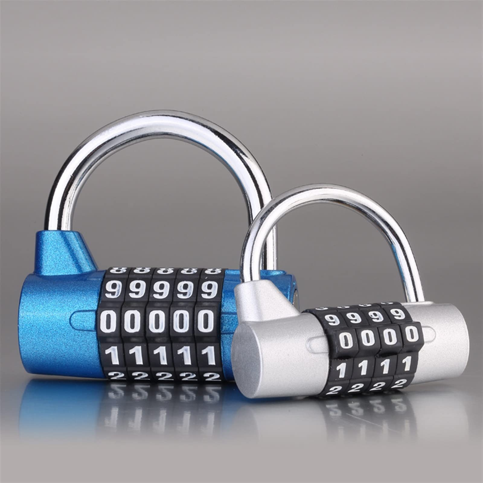 Lucchetti a combinazione， Lucchetti per valigie Lucchetto a combinazione in lega di zinco, 5 colori, codice di sicurezza, lucchetti di sicurezza