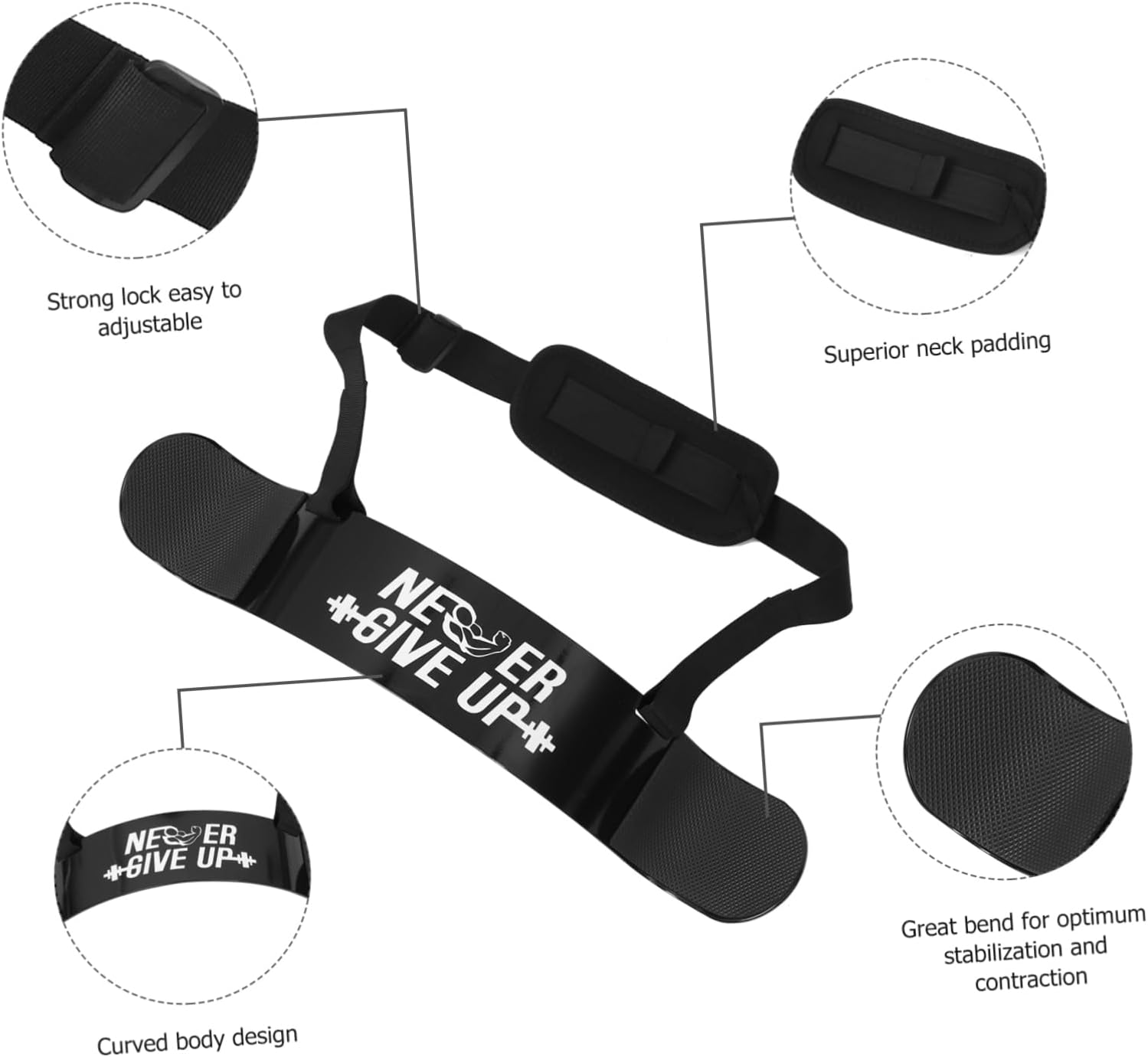 Biceps Training Board Adjustable Support Heavy Duty Fitness Arm Curl Tool Optimal for Bicep and Tricep Workouts Suitable for Home Gym and Fitness Enthusiasts