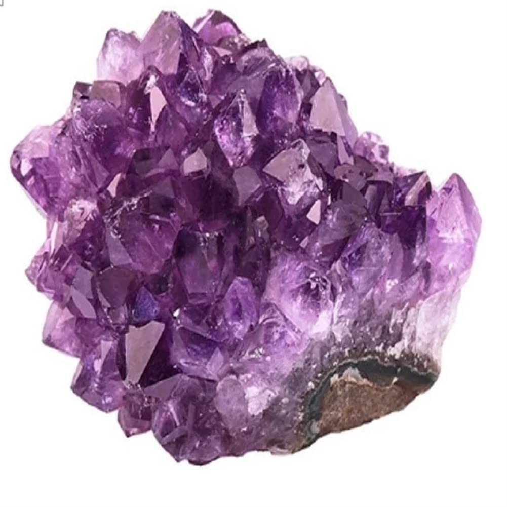 Cristal Natural Áspero Tamaño pequeño Natural Amatista púrpura Cuarzo Piedra Racimo Geoda 150G-200G for Decorativo 1pc Adecuado for decoración de Muebles decoración de la habitación