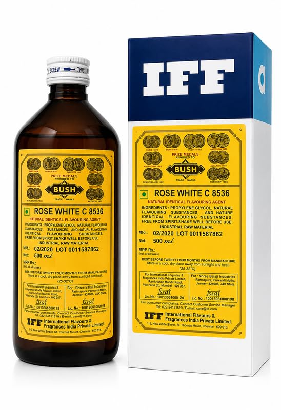 Image of IFF, Bush Rose White C 8536, An Natural Identical Flavouring Agent - 500 ML
