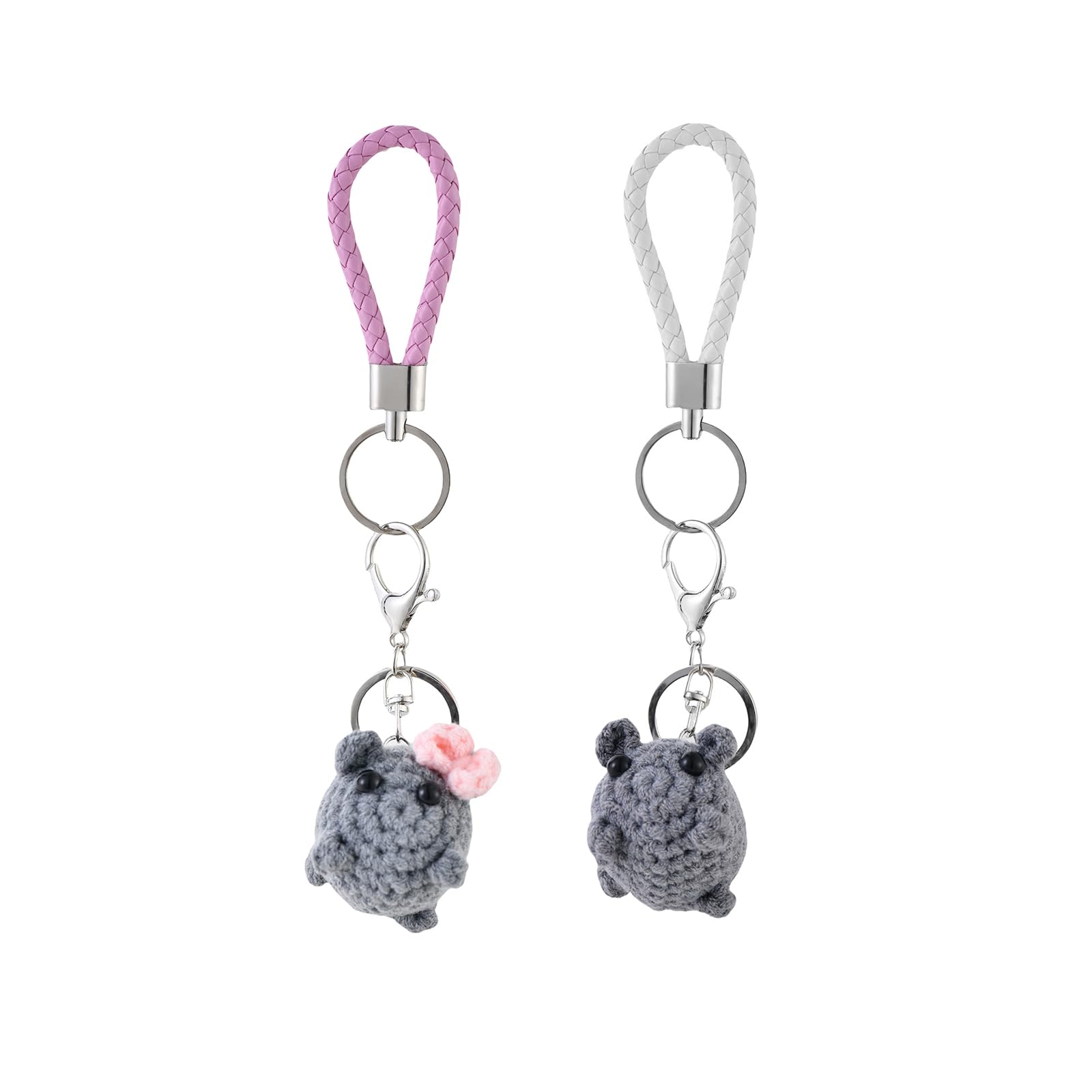 Sad Hamster Keychain Fun Meme Im Just A Girl Keychains Cute Y2k Funny  Keyrings Bag Charms Accessories 6PCS