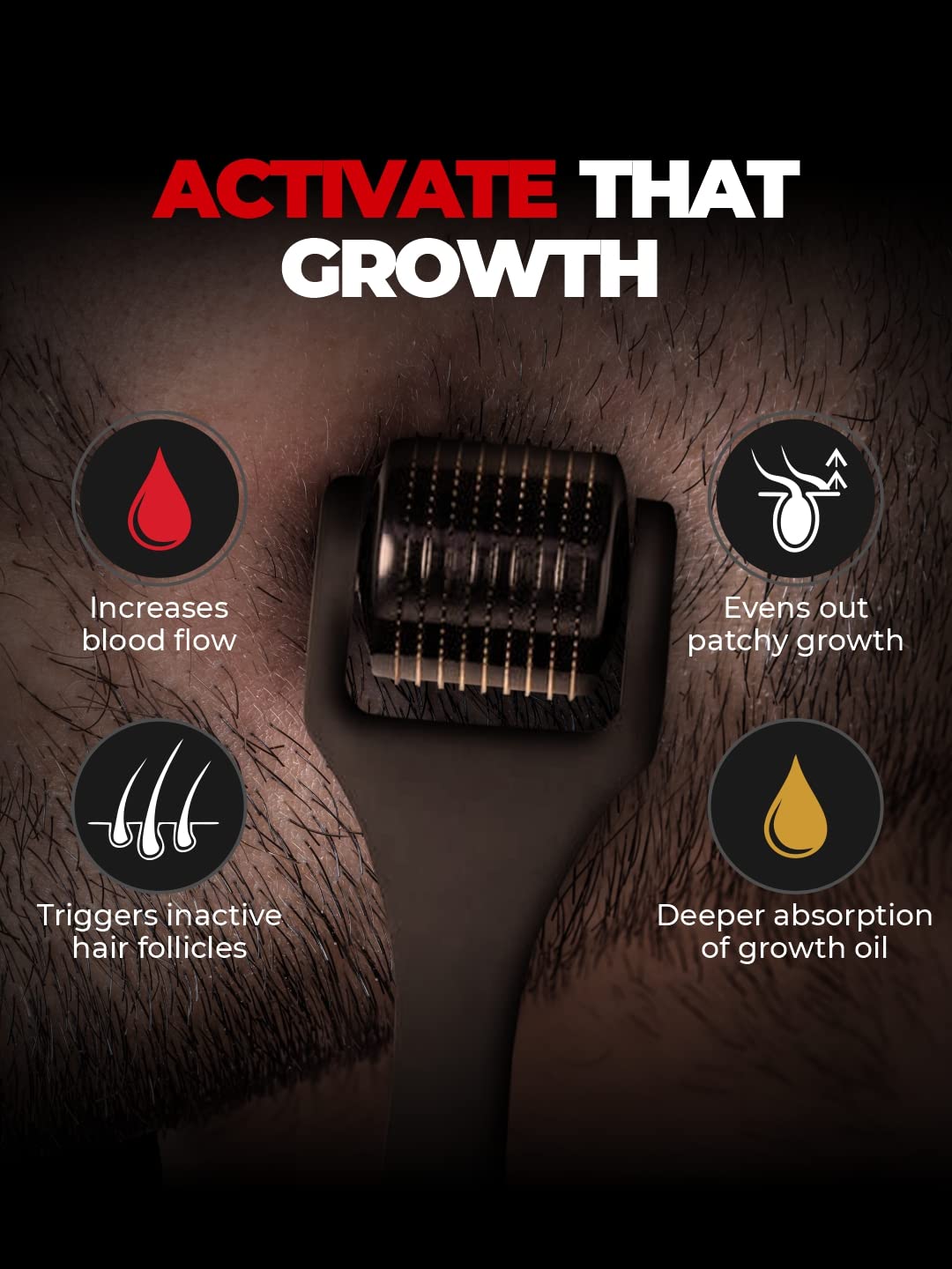 BEARDO Don's Beard Growth Pro Kit for Men| Complete Beard Growth & Grooming Kit | Ideal Gift Set for Men's | Gift for Brother | Gift for Husband | Beard Care Starter Kit | Rakhi Gift for Brother - Image 5 thumbnail