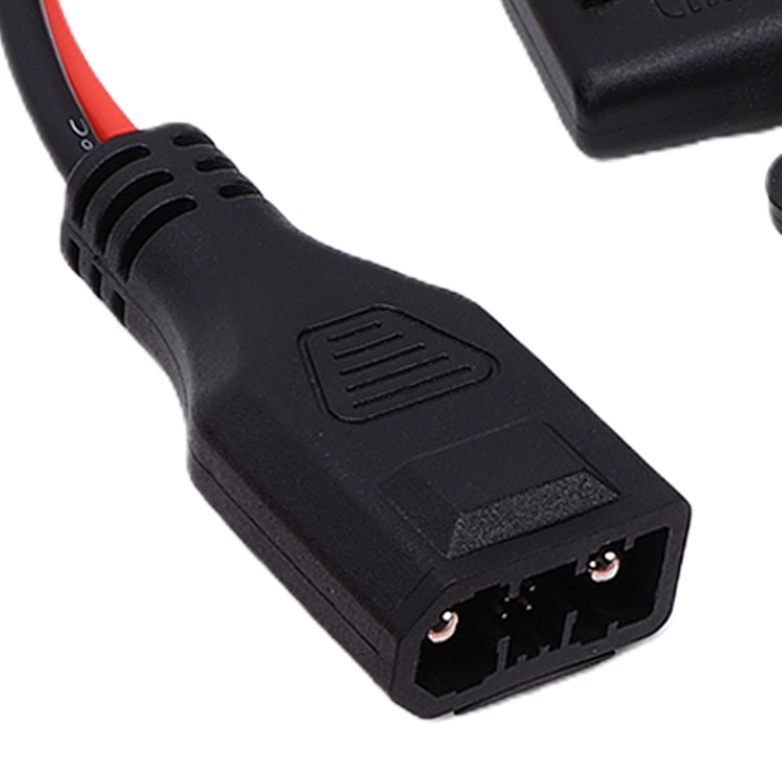 Akozon XT150-Batteriekabel, 8 AWG, 1,5 M, Zusätzlicher Batterieclip | 50 A Hochstrom, Reiner Kupferdraht, XT150-Buchse an Batterieklemme, Kraftwerkserweiterung, Solargenerator-Zubehör