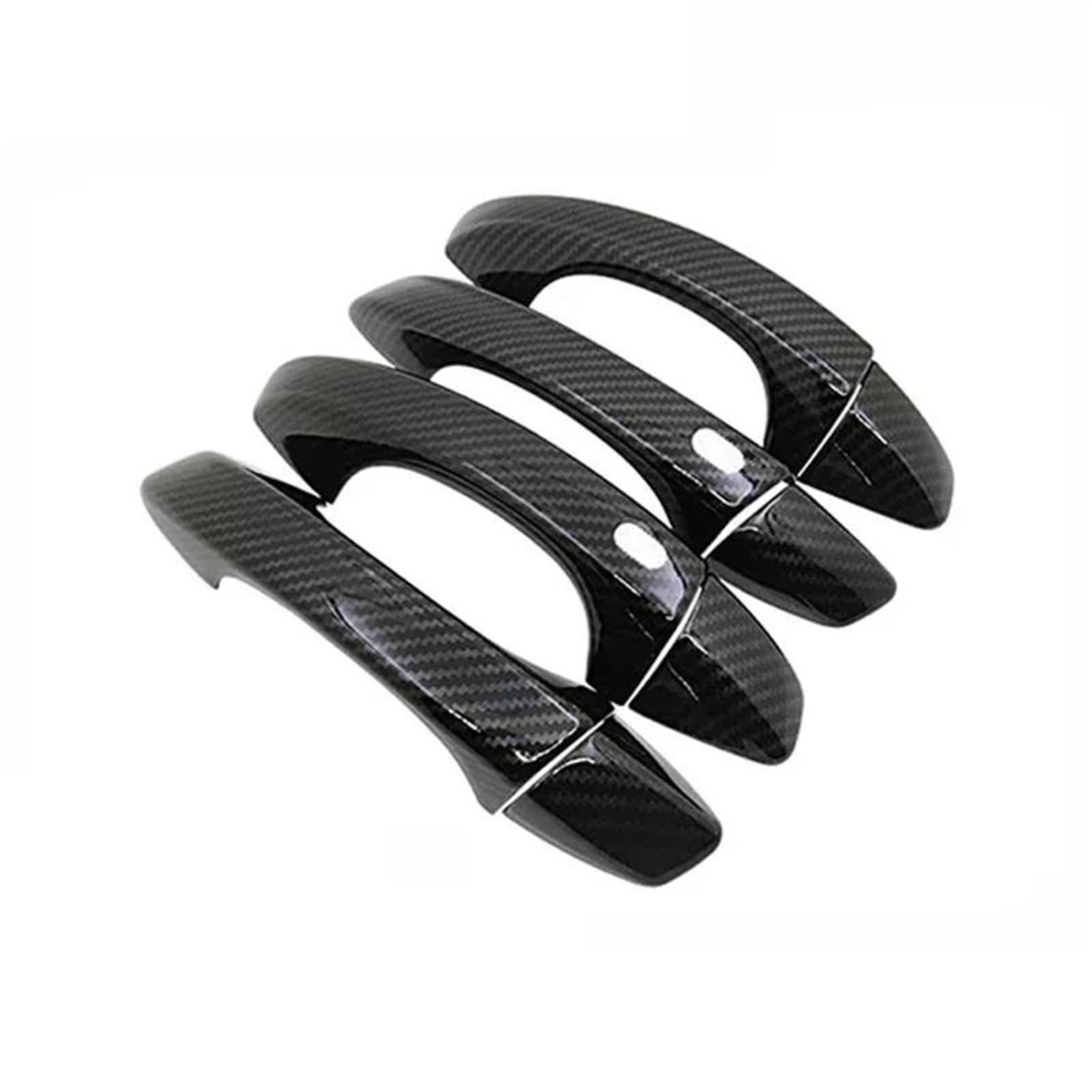 NOHEEU Door Handle Cover Trim Chrome for SEAT for Leon MK3 5F 2012~2019 ABS Anti-Scratch Car Accessories(Style3)