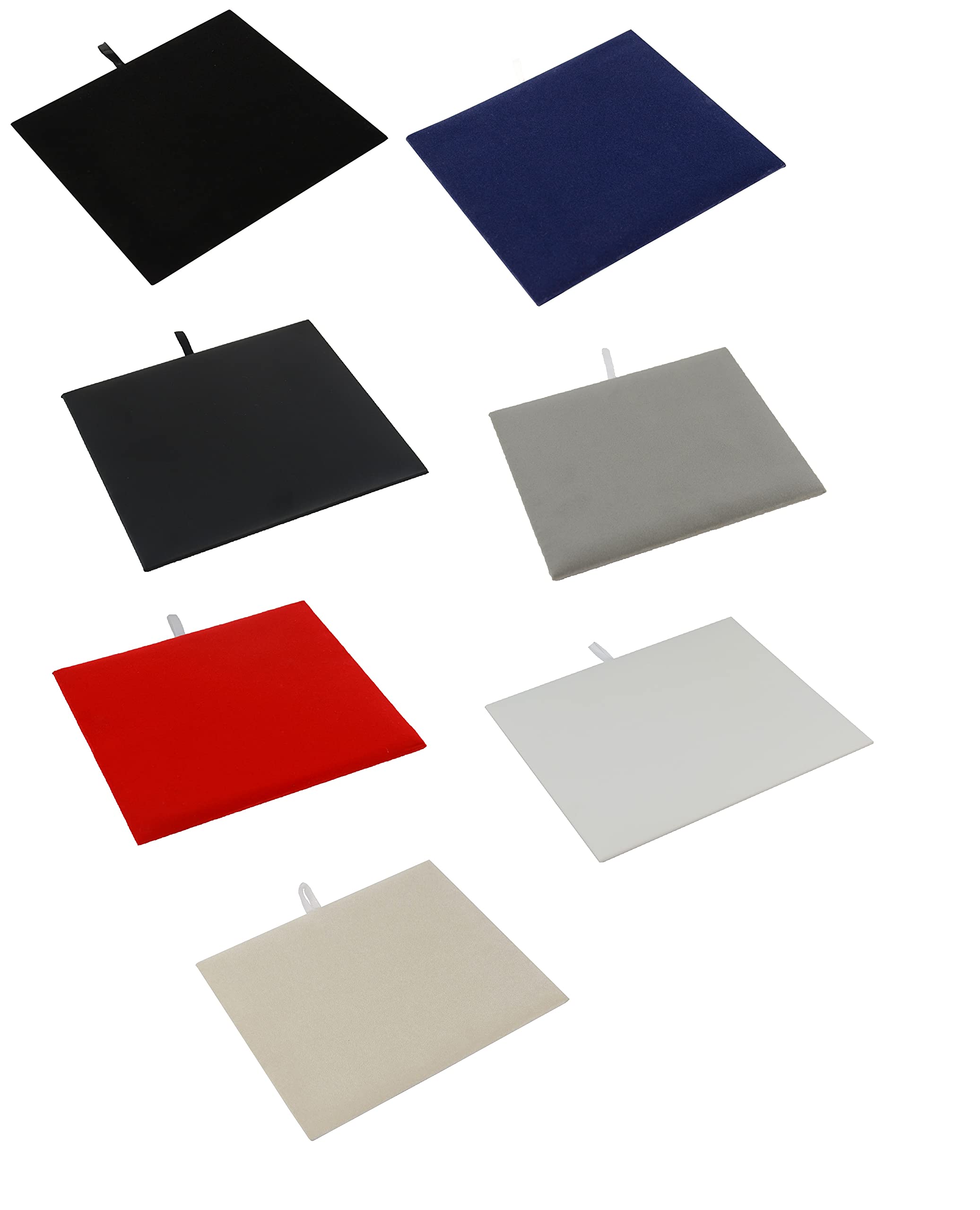 Box Displays Red Velvet Display Pad Velvet Leatherette Tray & Case - Insert Jewellery Retail Display Counter Window Presentation (Red Velvet)