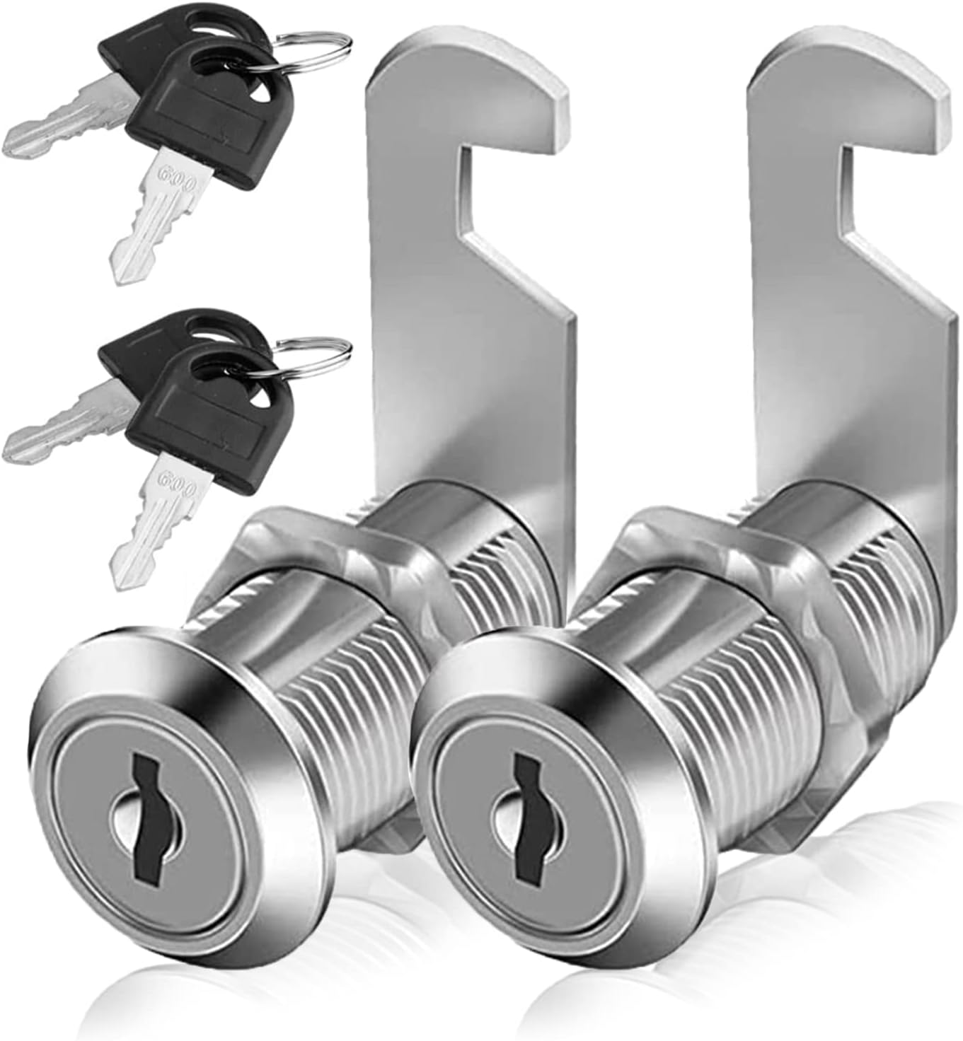 Cam Lock, 2 Pack Cam Locks Keyed Alike for Drawer, Mailbox