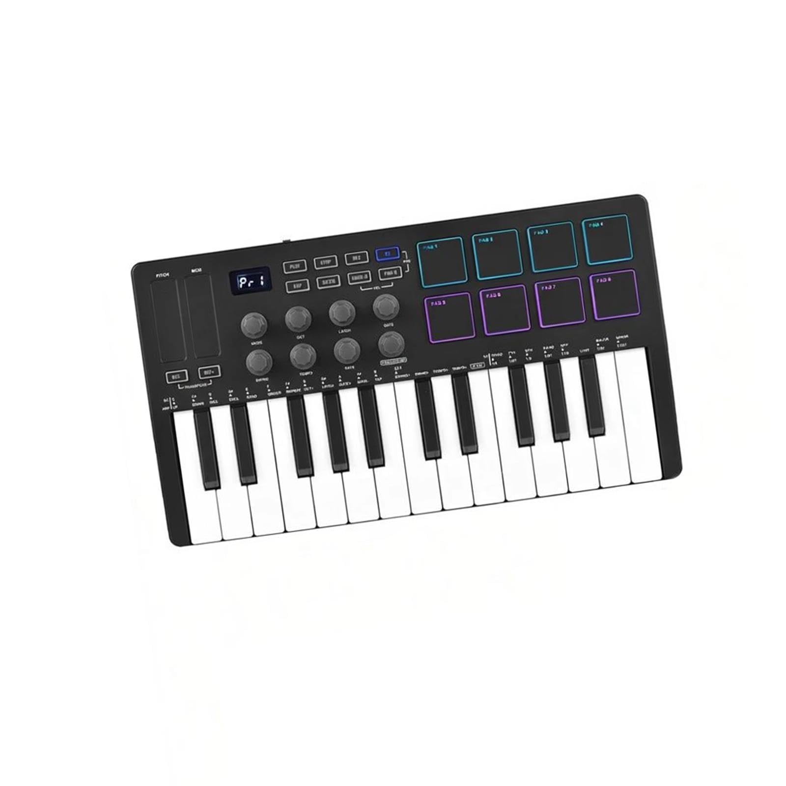 Teclado De Música Con Controlador Portátil Teclado Electrónico Profesional
