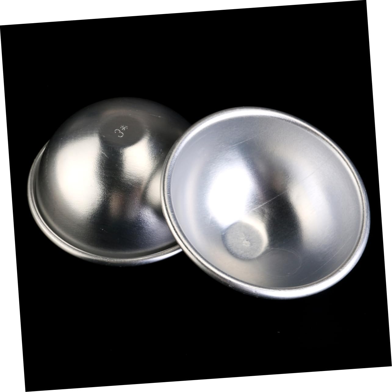 SEWACC Badekugelform Metall 2 Stück - Für Badekugeln & Lebensmittel