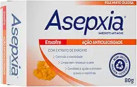 Asepxia Sabonete Em Barra Facial Enxofre Antiacne Para Pele Oleosa, Controla Oleosidade E Acne, Tratamento Facial Profundo Com Enxofre, 80 Ml, 1 Pack