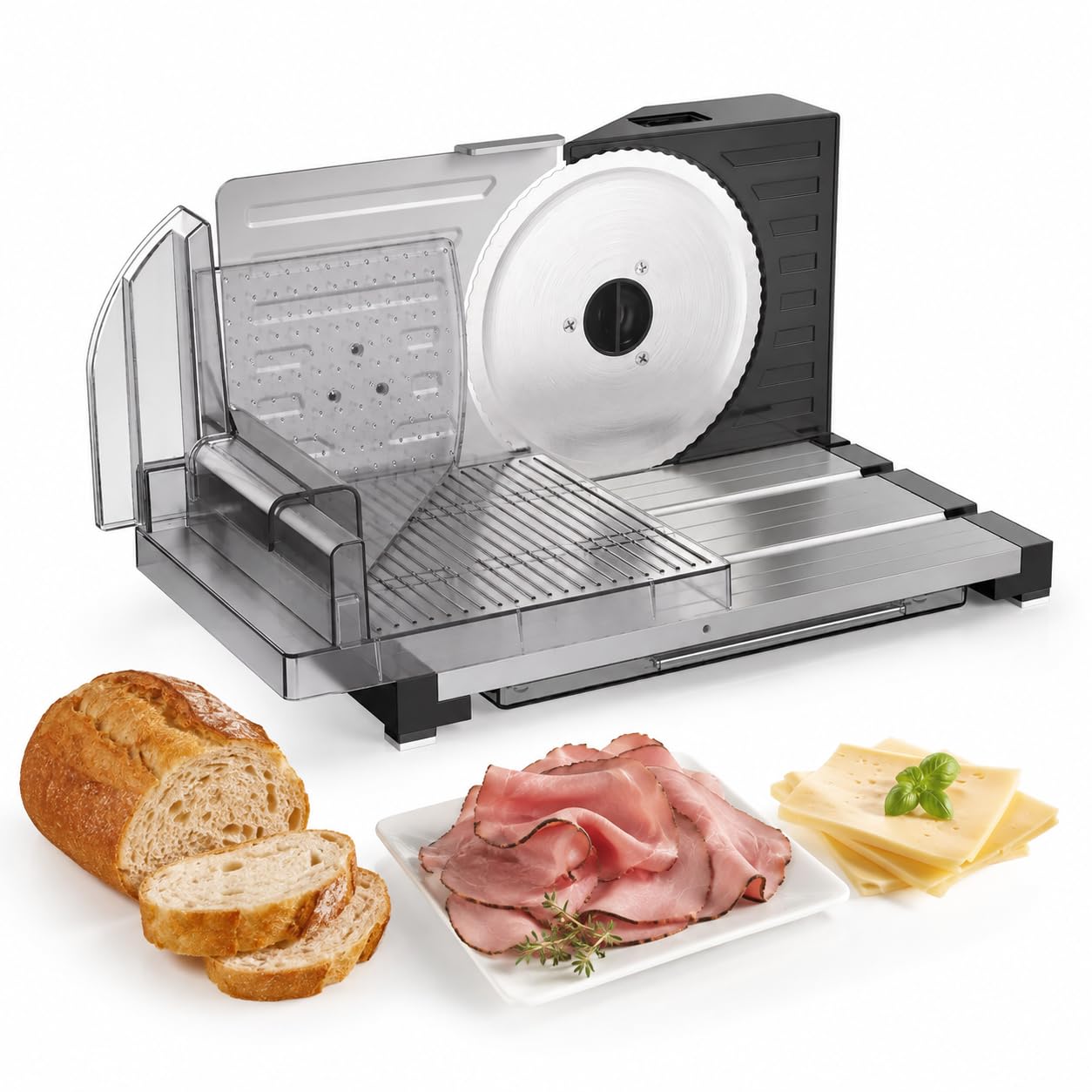 Machine à Trancher la Viande Pliable pour la Maison, Coupe à Double120W