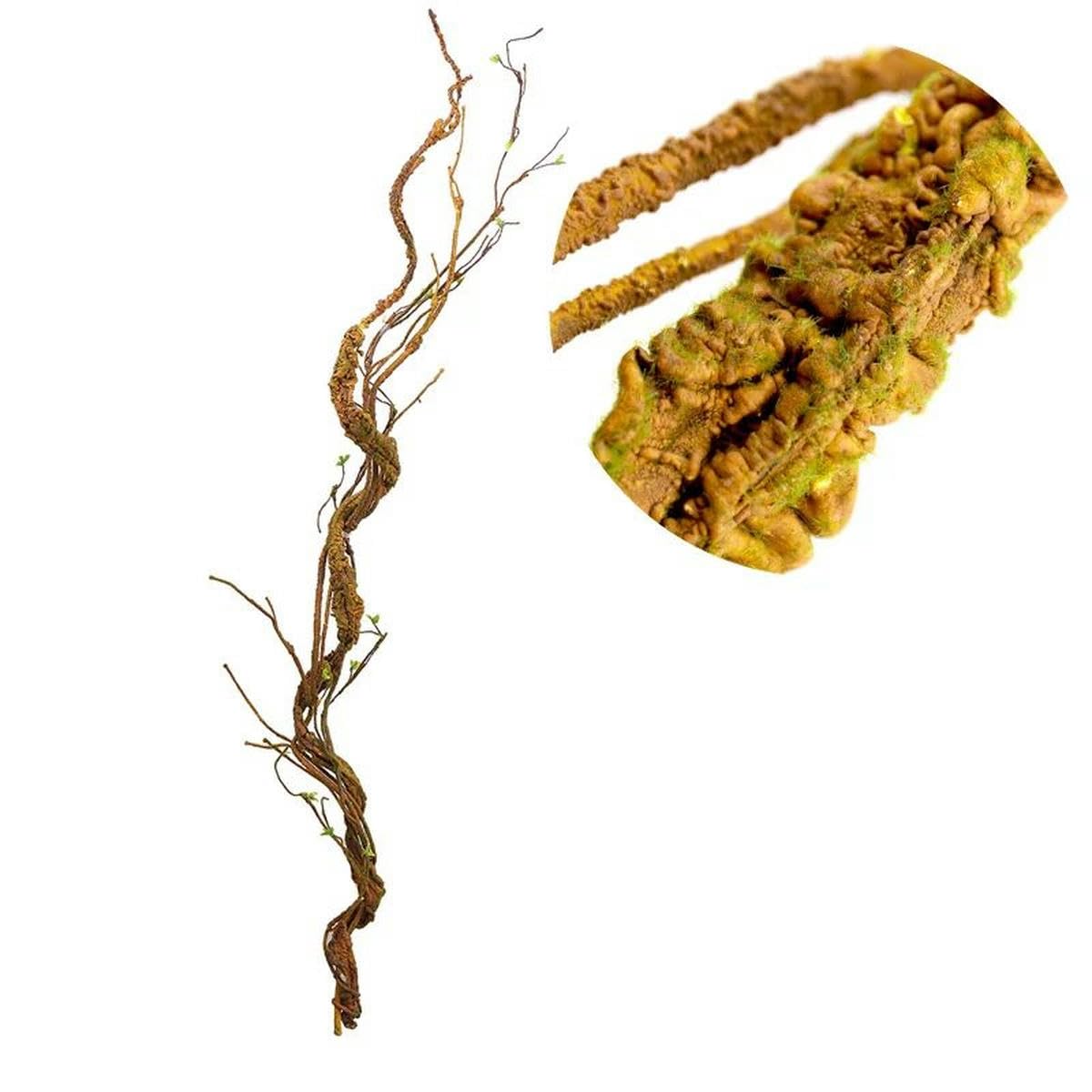 5 rami/100 cm artificiale finto pino ramoscello piante verdi Liana appeso a parete in rattan fiori flessibili arco arredamento da giardino-albero di vite