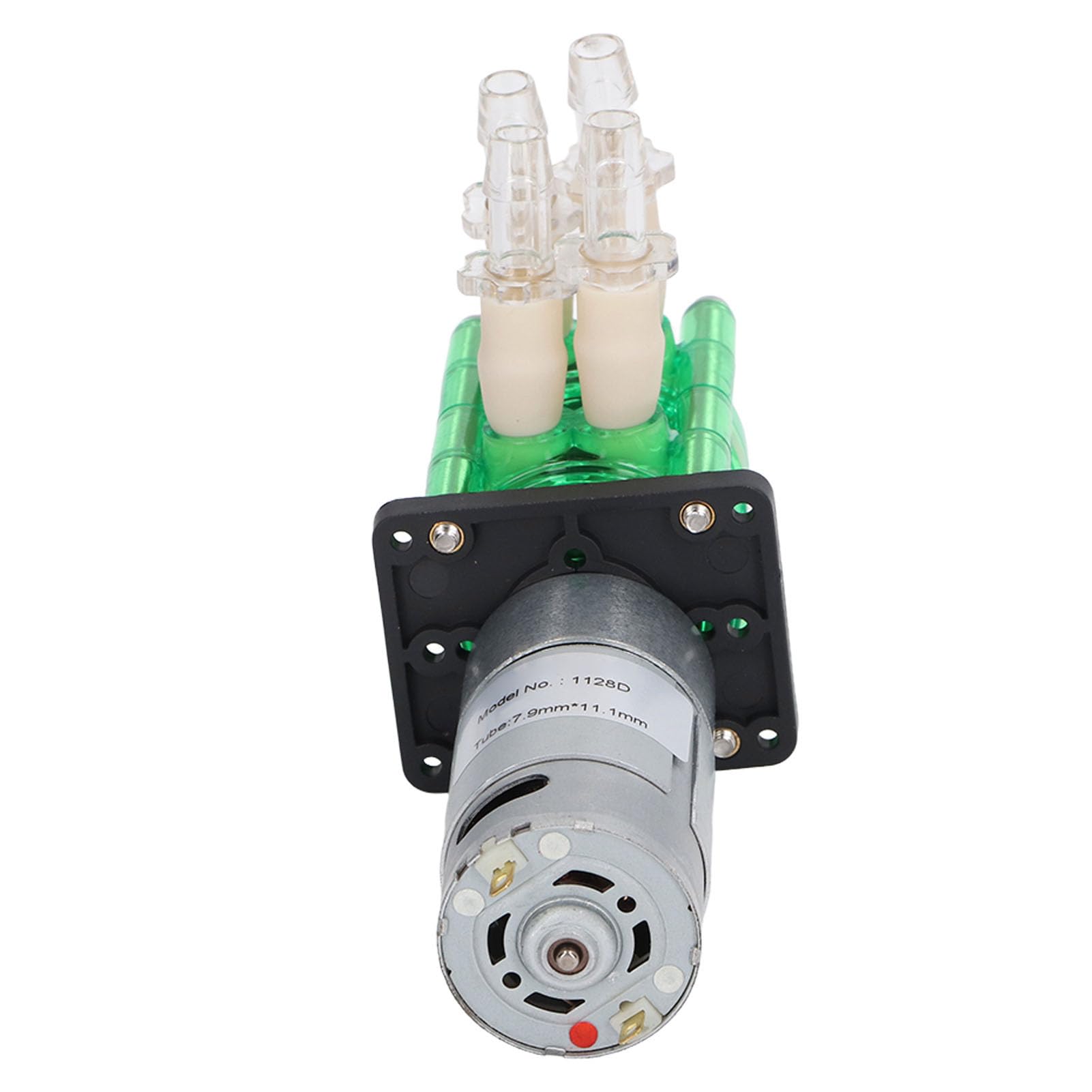 Bomba Peristáltica de Doble Cabezal Resistente a la Corrosión Flujo Grande 700 Ml/min para Laboratorios Análisis Bioquímico ABS Carcasa Verde (12 V CC.)
