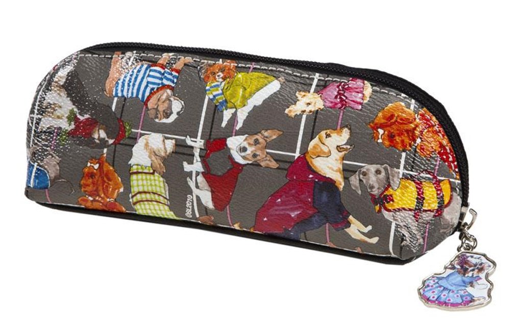 Sydney Love Diva Dogs Mini Zip Cosmetic Case, Multi, Multi, Small