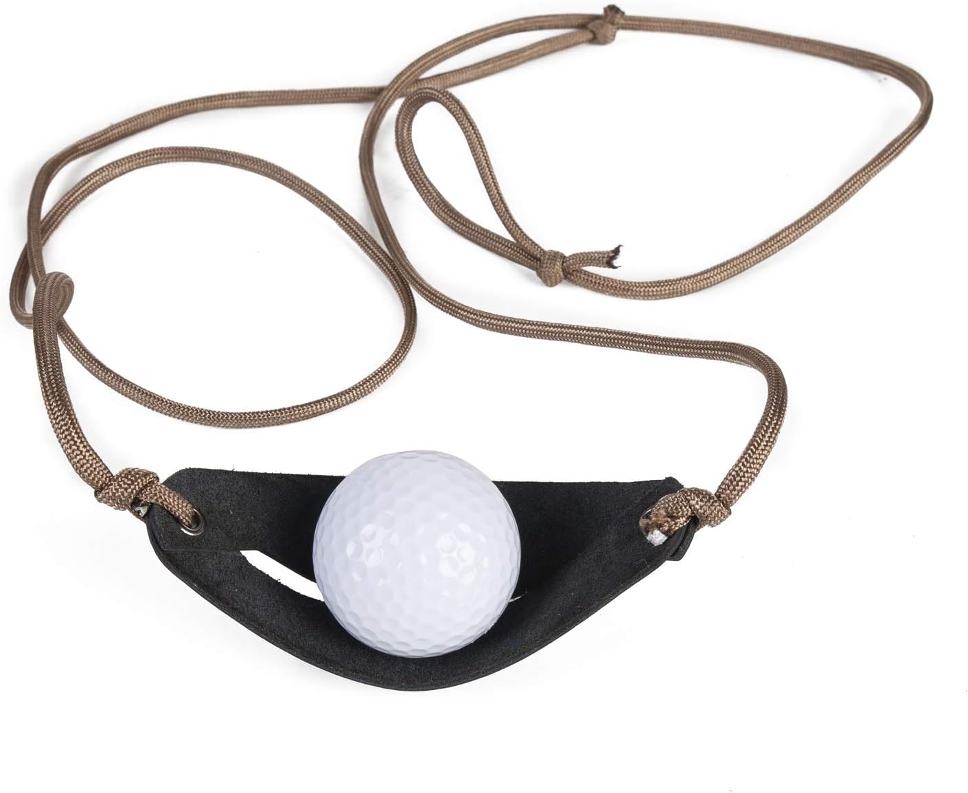 EASYANT Handmade Leather Pouch Shepherd Sling Old-Fashioned Slingshot