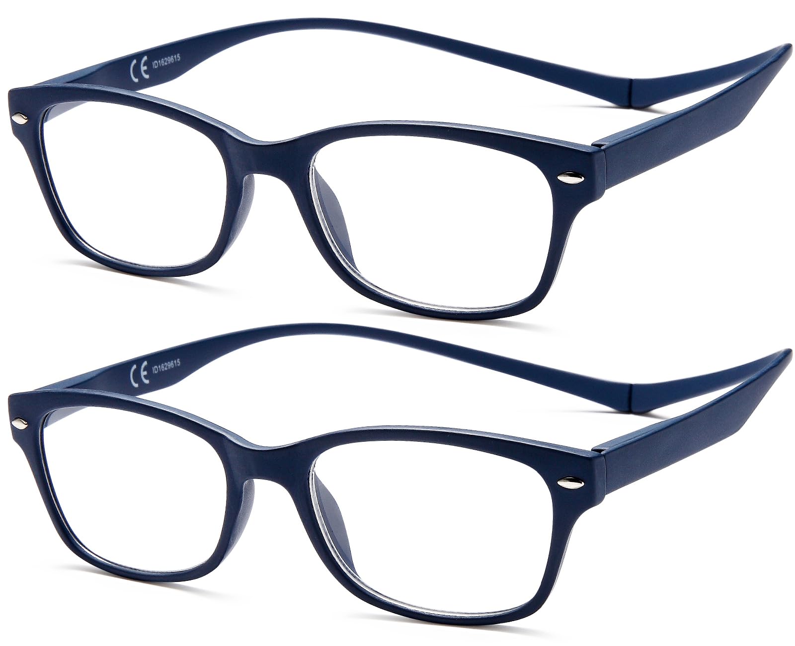 NEW VISION Gafas Presbicia Hombre 2 pack, Gafas Lectura Iman, Marcos Ligeros, Estilo Retro, ProteccióN UV400 Gafas De Lectura, Gafas Para Ordenador Hombre Mujer NV3282
