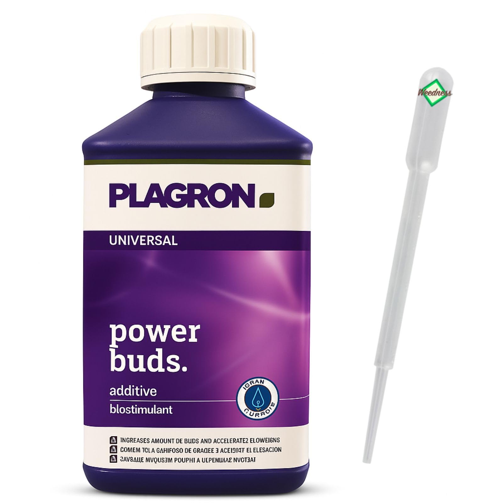 Weedness Plagron Power Buds 1 Liter - ph-senker Dünger Pflanzen Grow Anbau Indoor Down Granulat Tomaten Rasen Orchideen