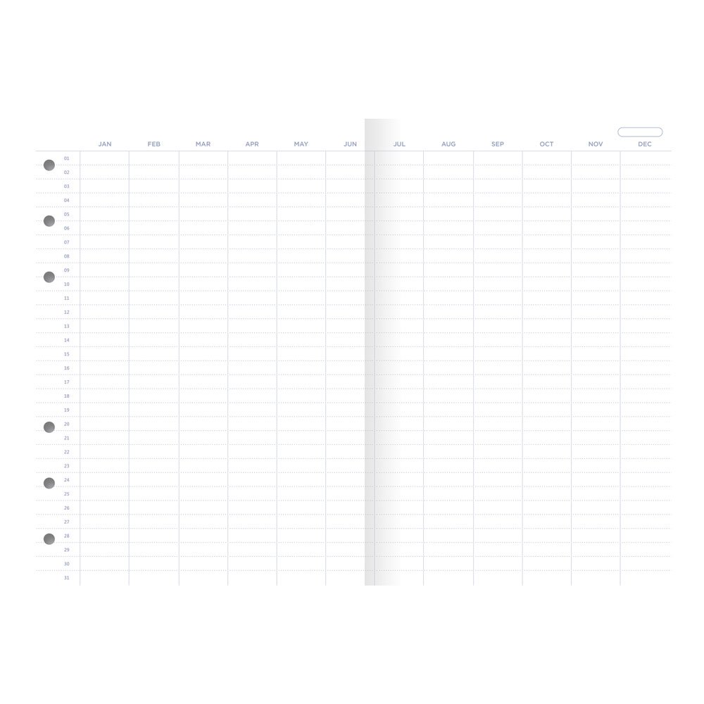 Filofax Clipbook Annuale senza date A5