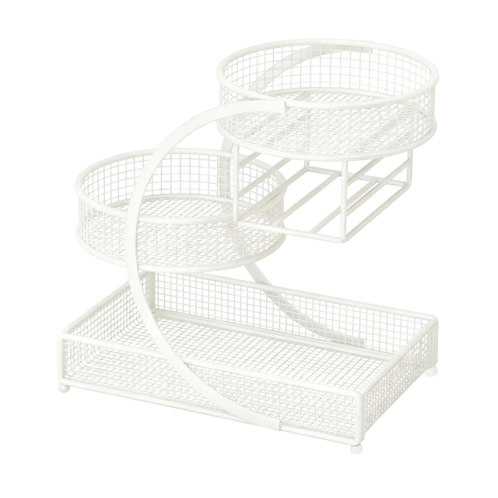 Estante de metal resistente e inoxidable para transformar la organización del baño y la cocina
