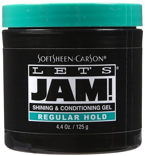 Lets Jam Gel Acondicionador y Brillante Regular, 4.4 oz