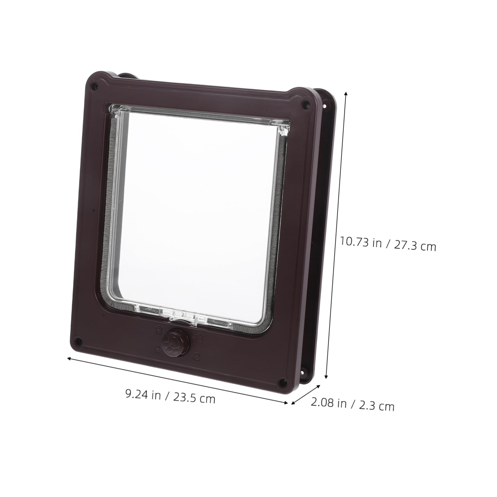 ifundom Lockable Cat Door Outdoor Pet Door for Small Dogs Cats Weatherproof Abs Small Dog Flap Window Insert