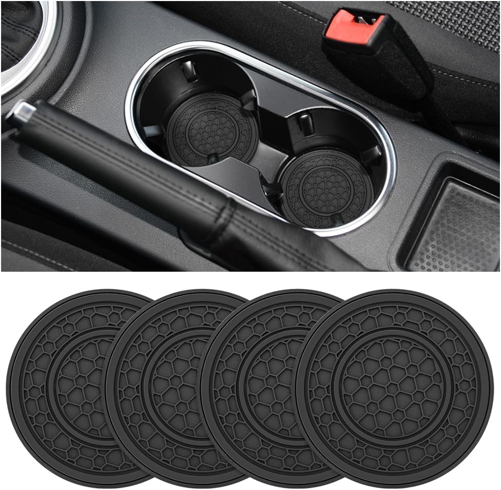 Portavasos para Lexus ES 2019-2024, 4 piezas negro