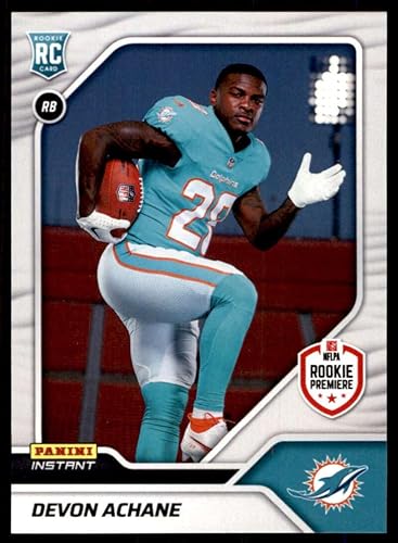 Football NFL 2023 Panini Instant RPS First Look #26 Devon Achane Dolphins