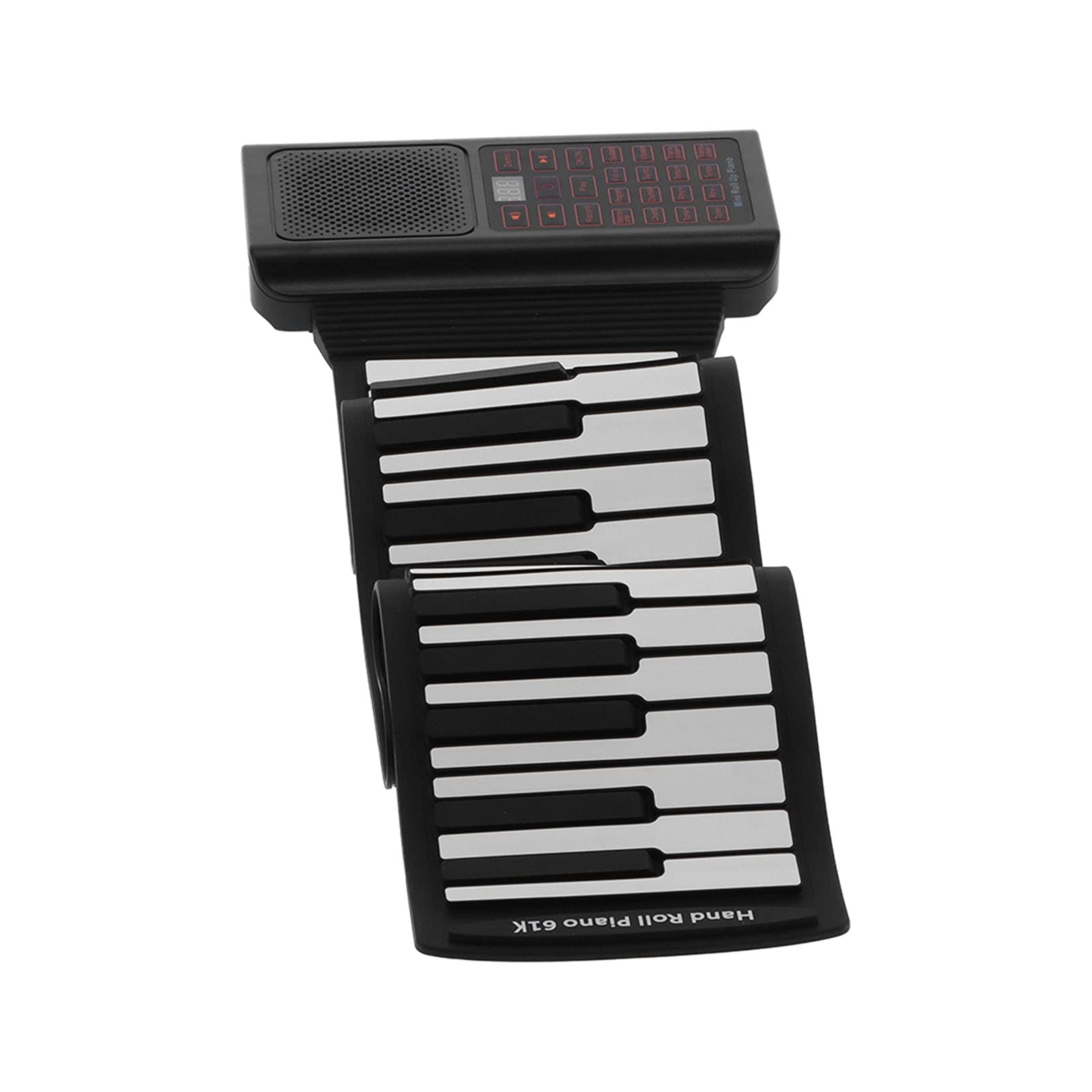 Pianoforte a 61 Tasti a Mano, Tastiera Elettronica Portatile con a Doppia Gamma Ritmi a 128 Toni per Bambini Principianti Adulti