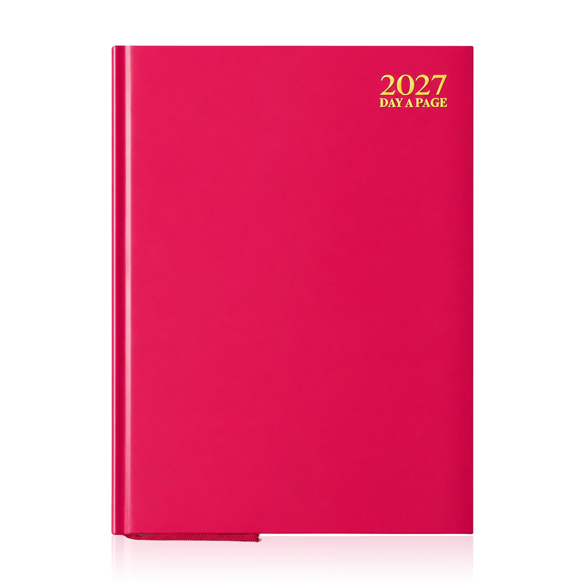 G4GADGET A4 2027 Day a Page Pink Diary Hardback