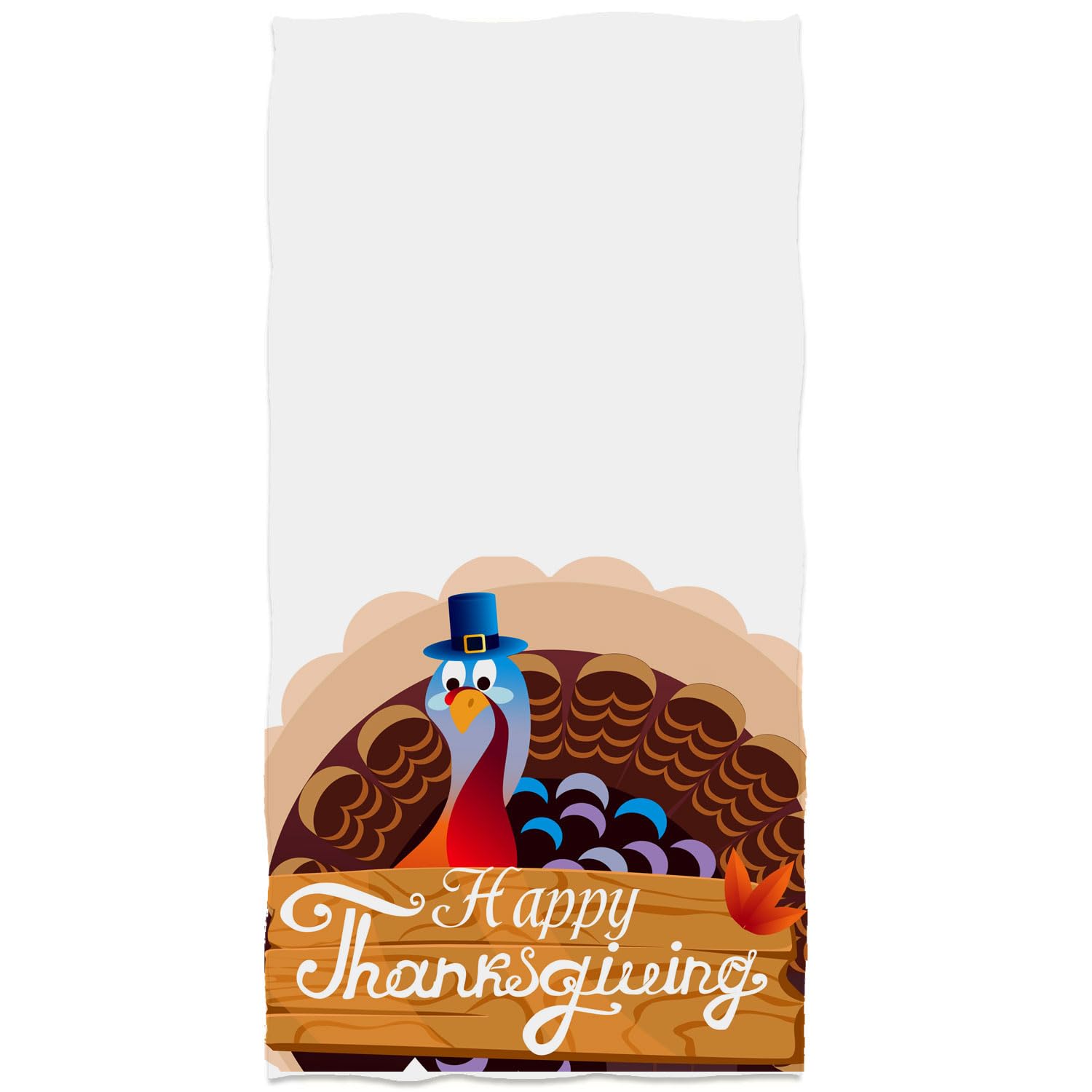 Thanksgiving Hand Towels Colorful Turkey Towels Animal Bathroom Towels Highly Absorbent Kitchen Dish Towels for Daily Use Home