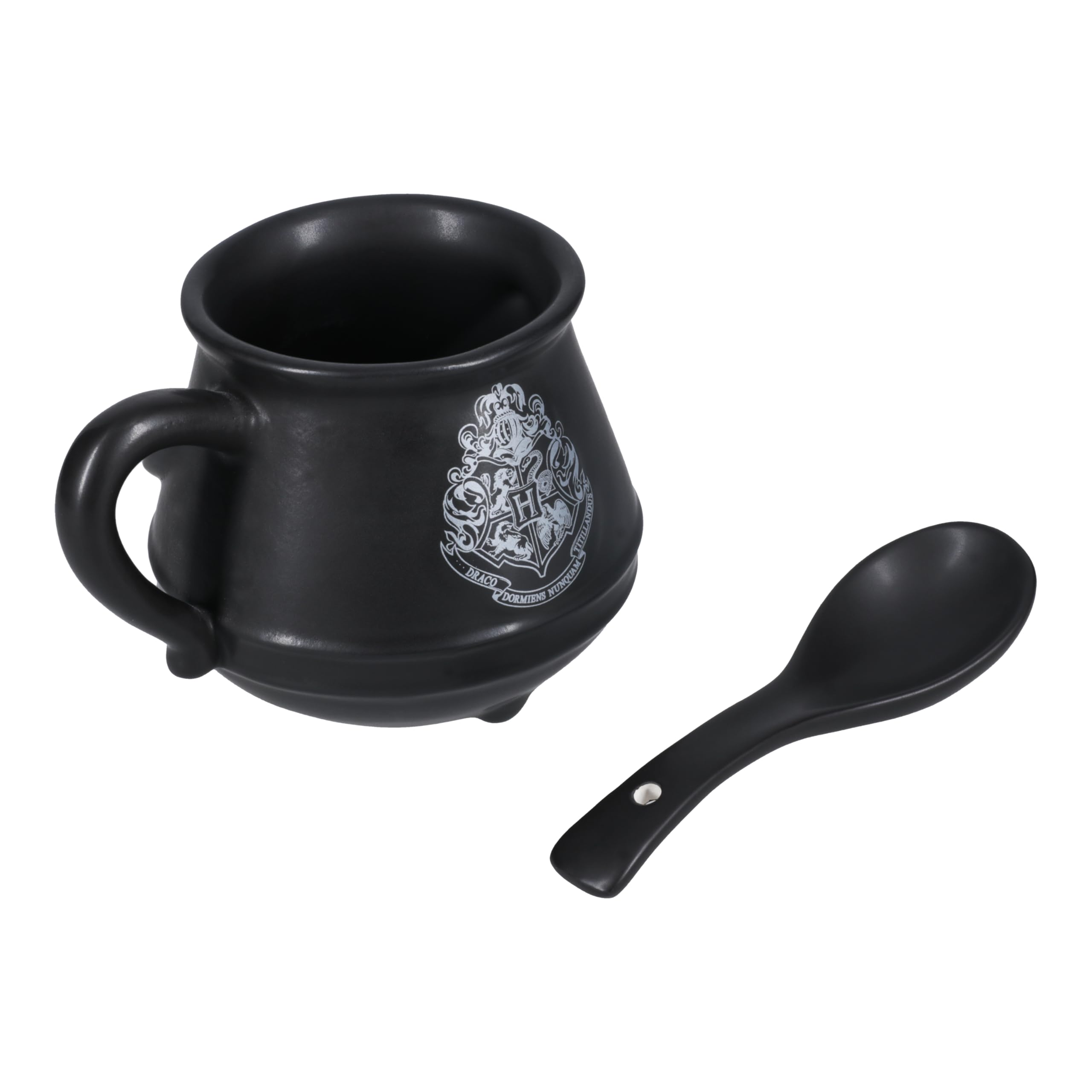 Harry Potter Cauldron Mug and Spoon Set - Officially Licensed Ceramic Soup Bowl for Hot Beverages, Wizarding World Merchandise 500ml (17 oz) | Paladone