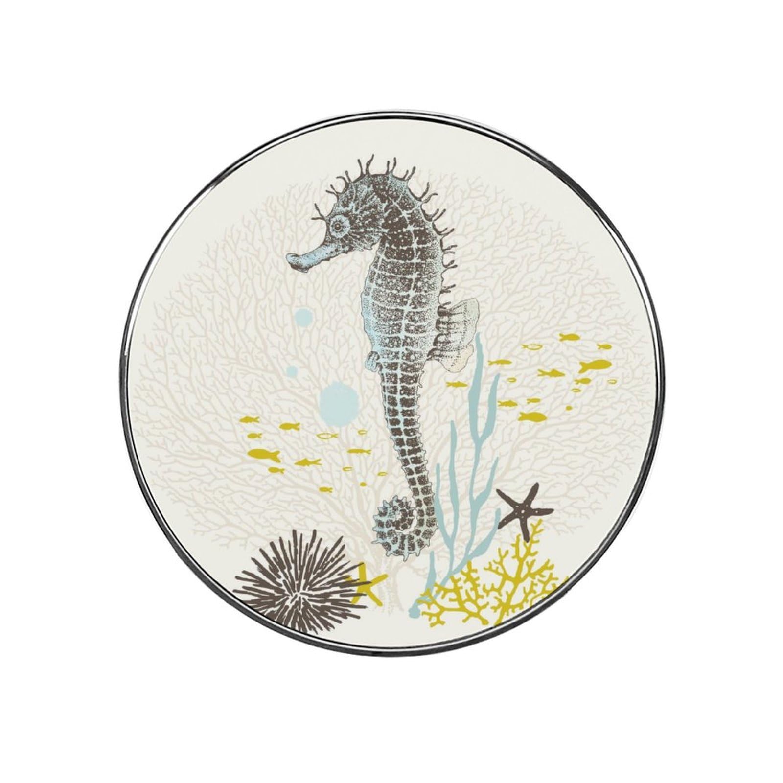 Retro Seahorse Alloy Fridge Magnet For Office Cabinet Refrigerator Whiteboard Photo