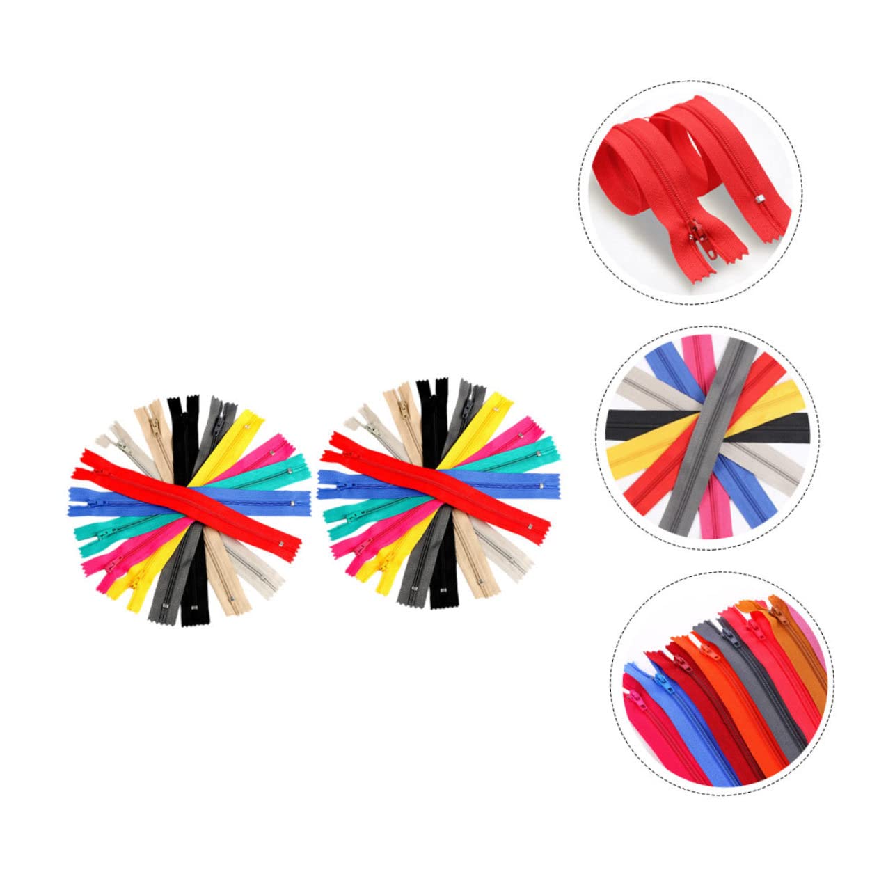 Cerniere Colorate in Nylon 100 Pezzi per Cucito DIY | 2, 6x22, 5cm, Uso su Slacks e Abiti per Animali, per Progetti Artigianali e Apertura Frequente Colore Casuale