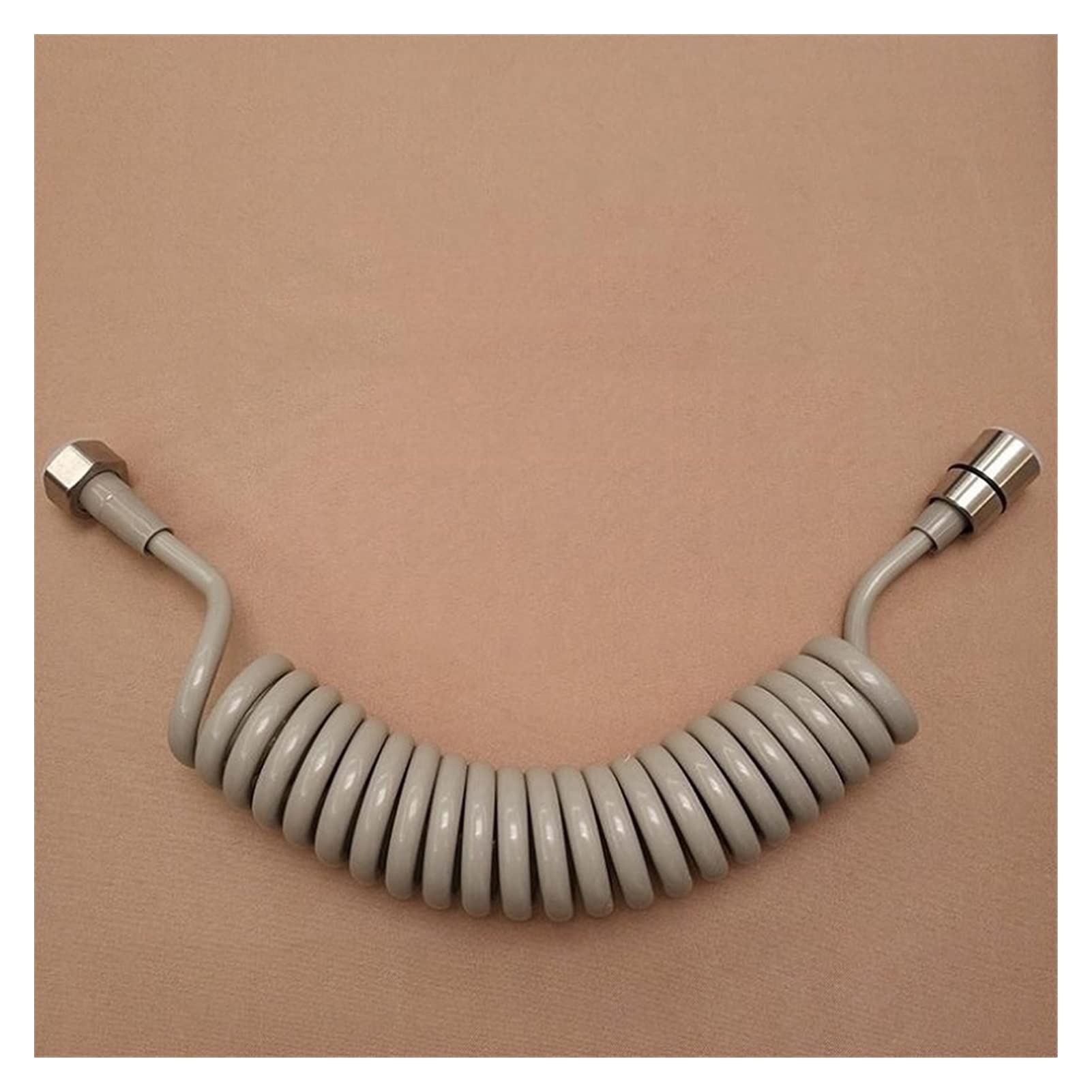 Austausch des Duschschlauchs, 1,5 m/2 m/3 m Teleskop-Brauseschlauch, EVA-Badezimmerfeder, flexibel for Wasserleitungen, Toiletten-/Bidet-Sprüher, Badezimmerzubehör, einfacher DIY-Austausch(Gray)
