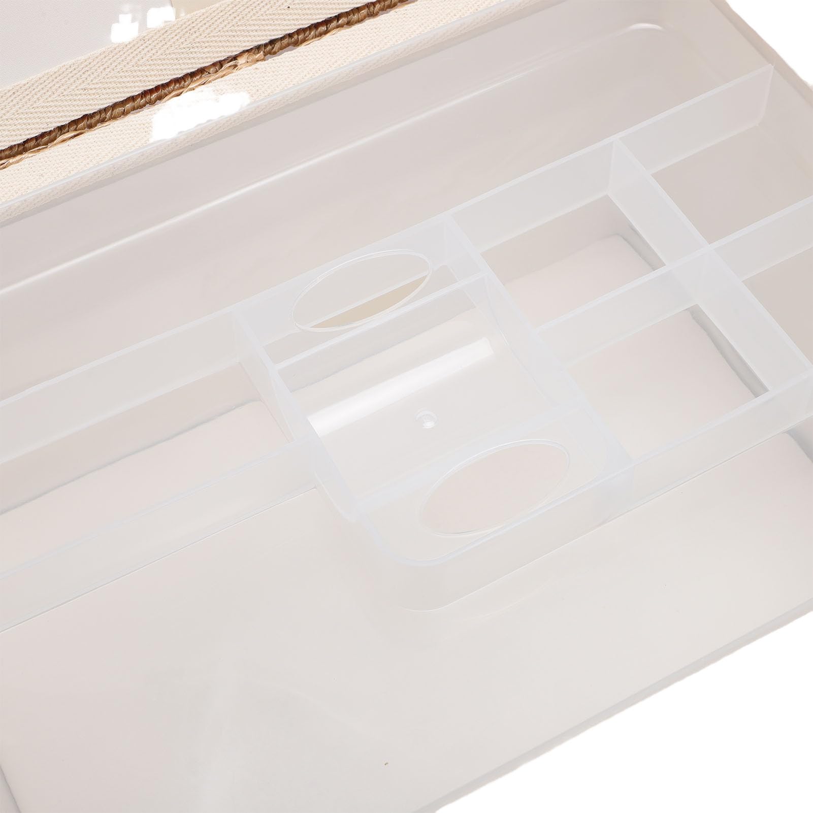 Großer Nähkorb-Organizer, Vintage-Näh-Aufbewahrungsbox mit Herausnehmbaren Fächern, Ideal für Mütter und Anfänger