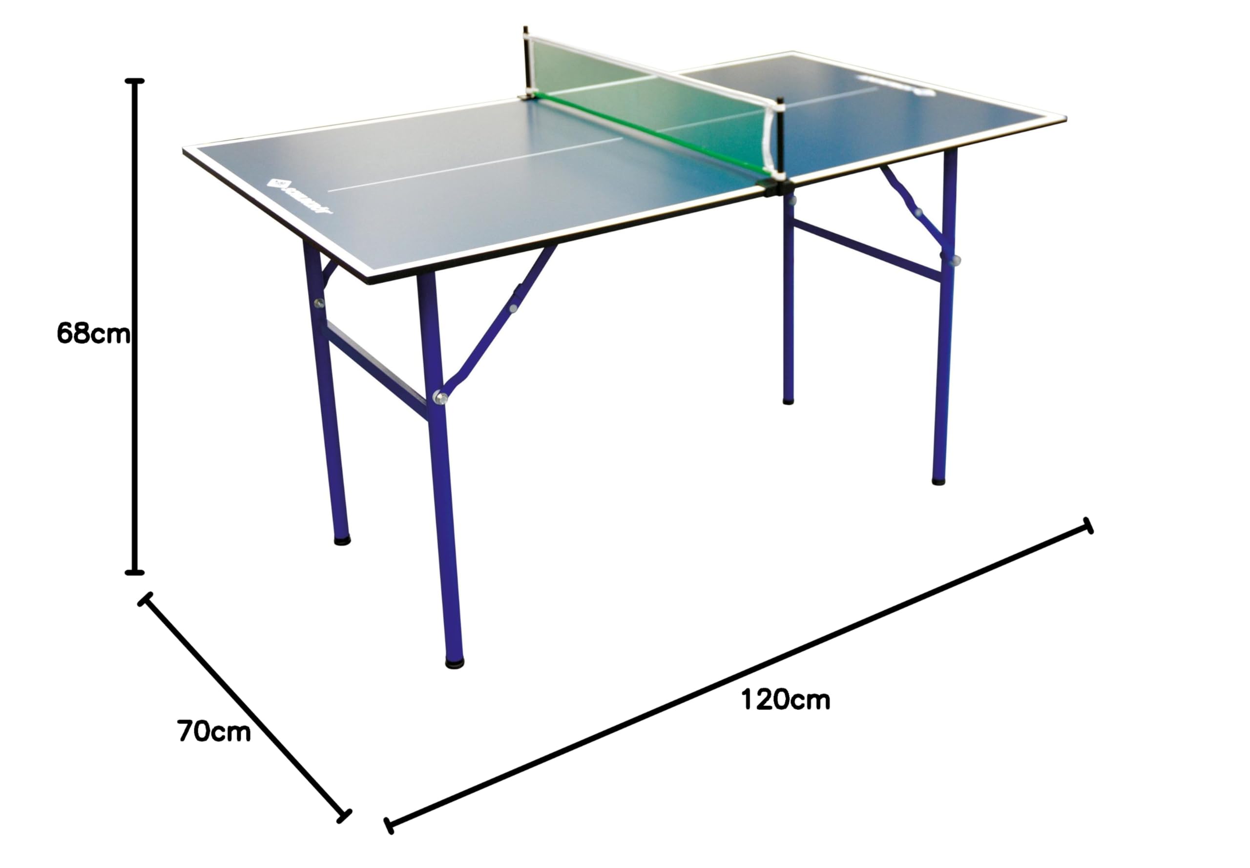 Schildkröt 838579 Midi XL - Mesa de Ping Pong (120 x 70 x 68 cm, Ideal para jardín o casa)
