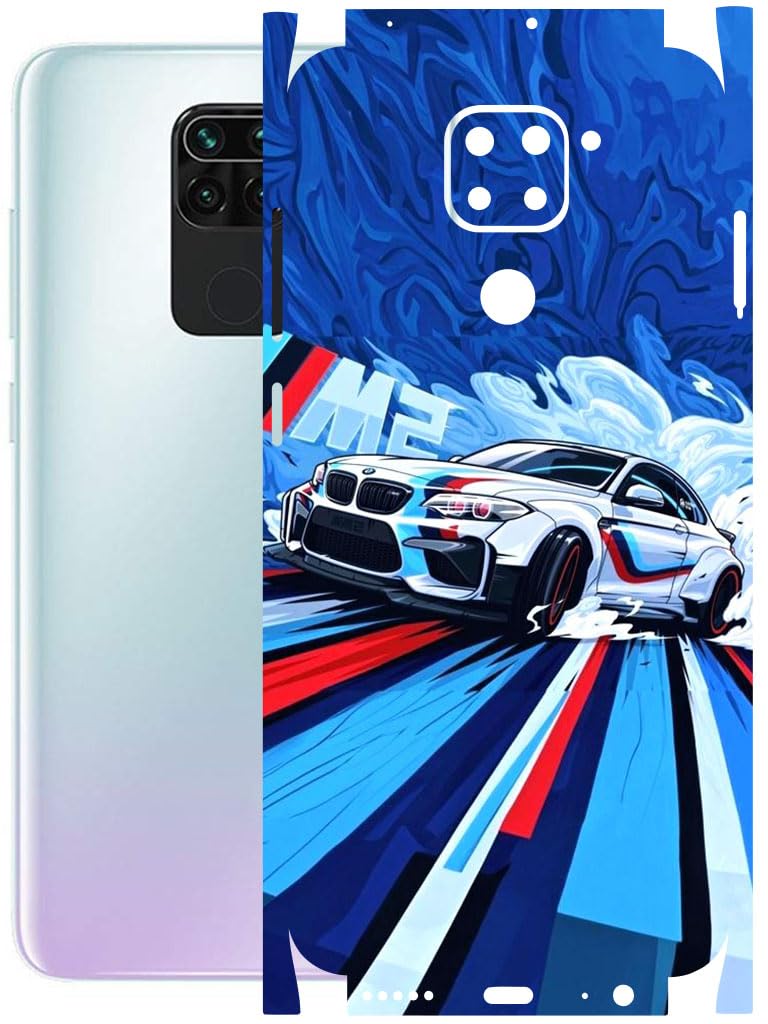 AtOdds - Full Body Back Screen Guard Protector Film - Lamination Wrap Skin Sticker Compatible with REDMI Note 9 | Scratchproof Matte Finish (BWM)-image-28