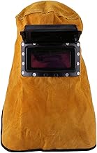 Máscara de Protección para Casco de Soldadura, Filtro de Oscurecimiento Automático, Lente Resistente, Buena Calidad, Ideal para Trabajadores de Soldadura, Color Amarillo Sol y