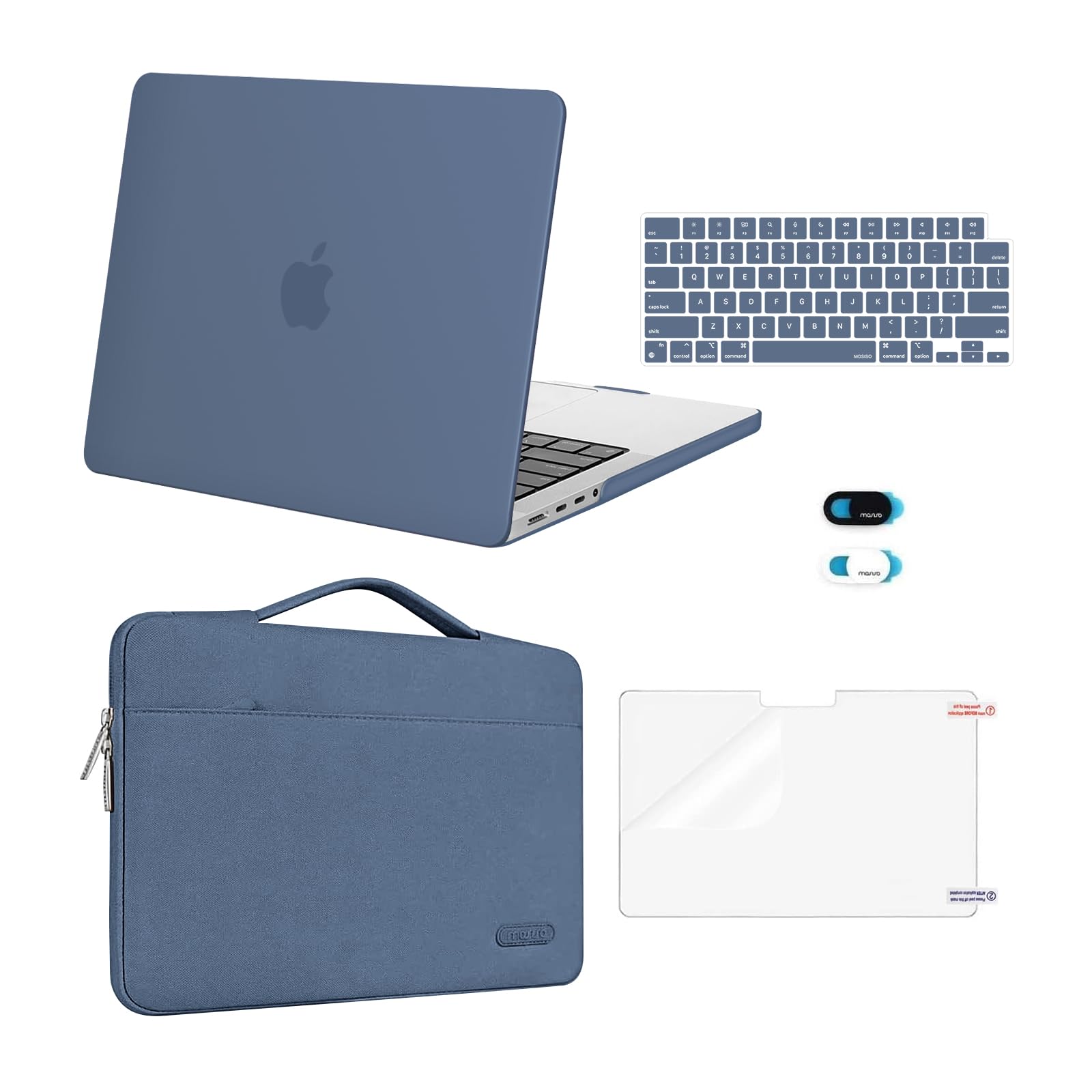MOSISO Compatible with MacBook Pro 14 inch Case 2025 2024 2023 2022 2021 M5 M4 M3 M2 M1 A3434 A3112 A3185 A3401 A2918 A2992 A2779 A2442, Case&Bag&