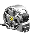 Tape Measure 25ft, Stainless Steel Retractable Tape Measure, Waterproof & Rustproof Steel Measuring Tape with Hollow Design for Renovation, Construction, Carpentry (25')