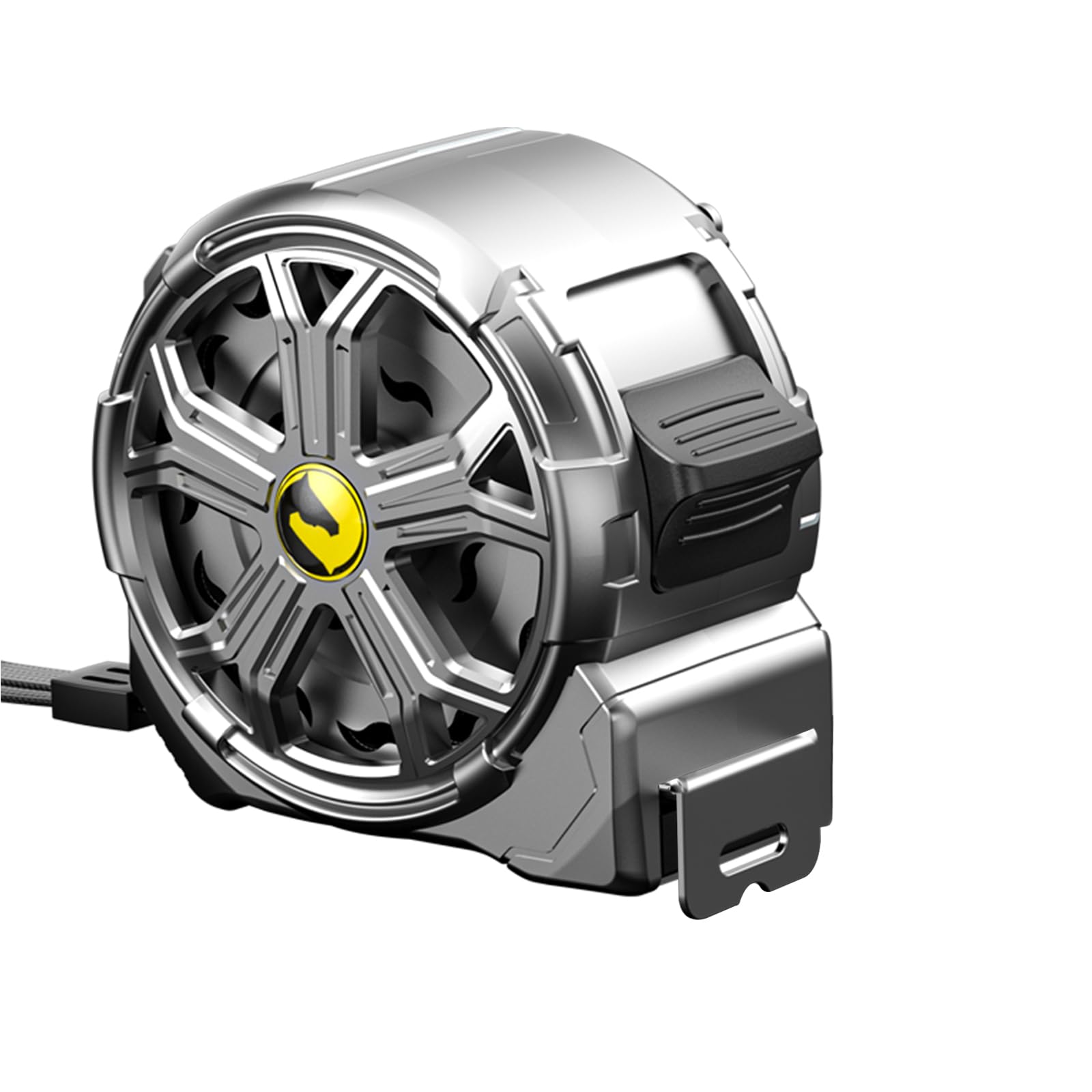 25ft Stainless Steel Tape Measure, Waterproof & Rustproof for Construction