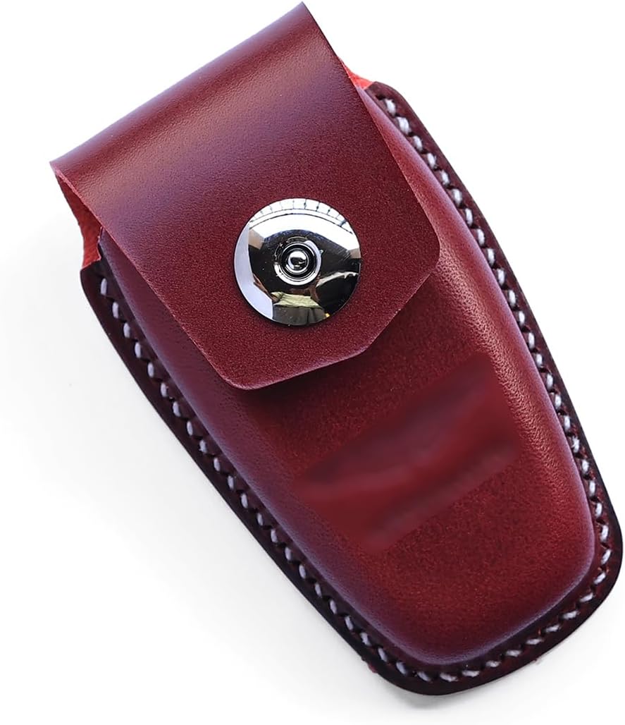 Luxury Handmade Leather Key Fob Case for Aston Martin DB11 DB12 with Magnetic Closure, Full Grain Leather Key Cover