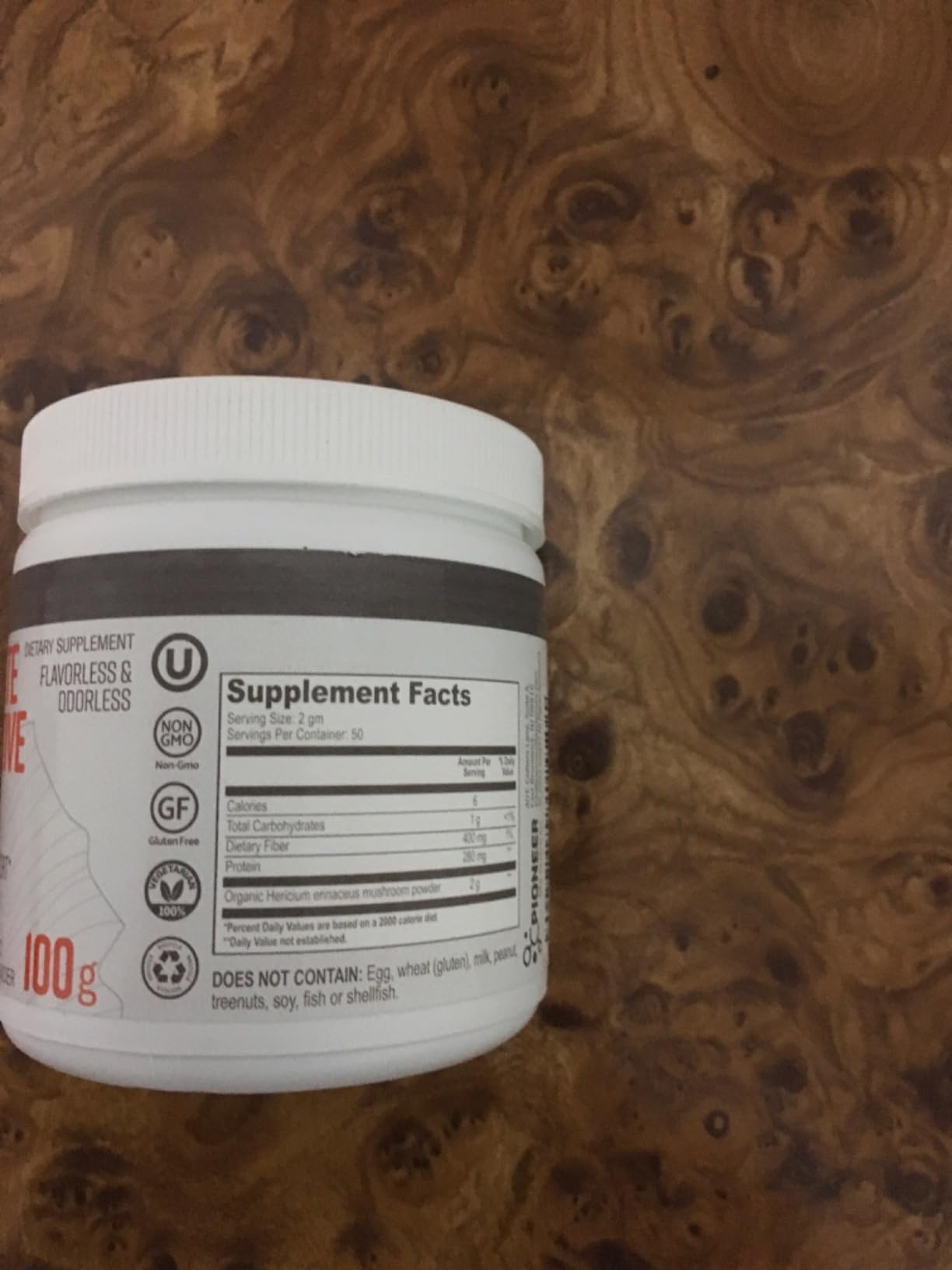 Earthi Optimal Mushroom Supplement, Powder Blend of 10